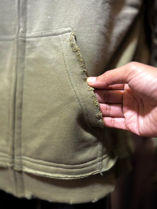 Field Saint Reverse Stitch Rhinestone Hoodie